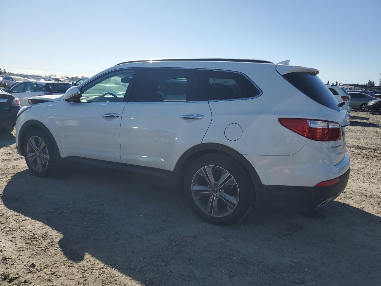 2015 Hyundai Santa Fe VIN KM8SR4HFXFU095940 Copart auction photo, burn / front end damage thumbnail 2