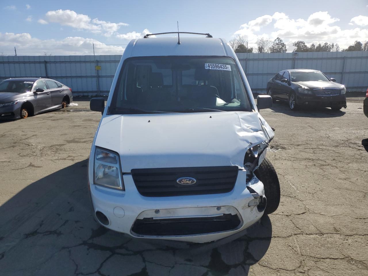 2013 Ford Transit VIN NM0LS6BN7DT164642 Copart auction photo, front end / side damage thumbnail 5