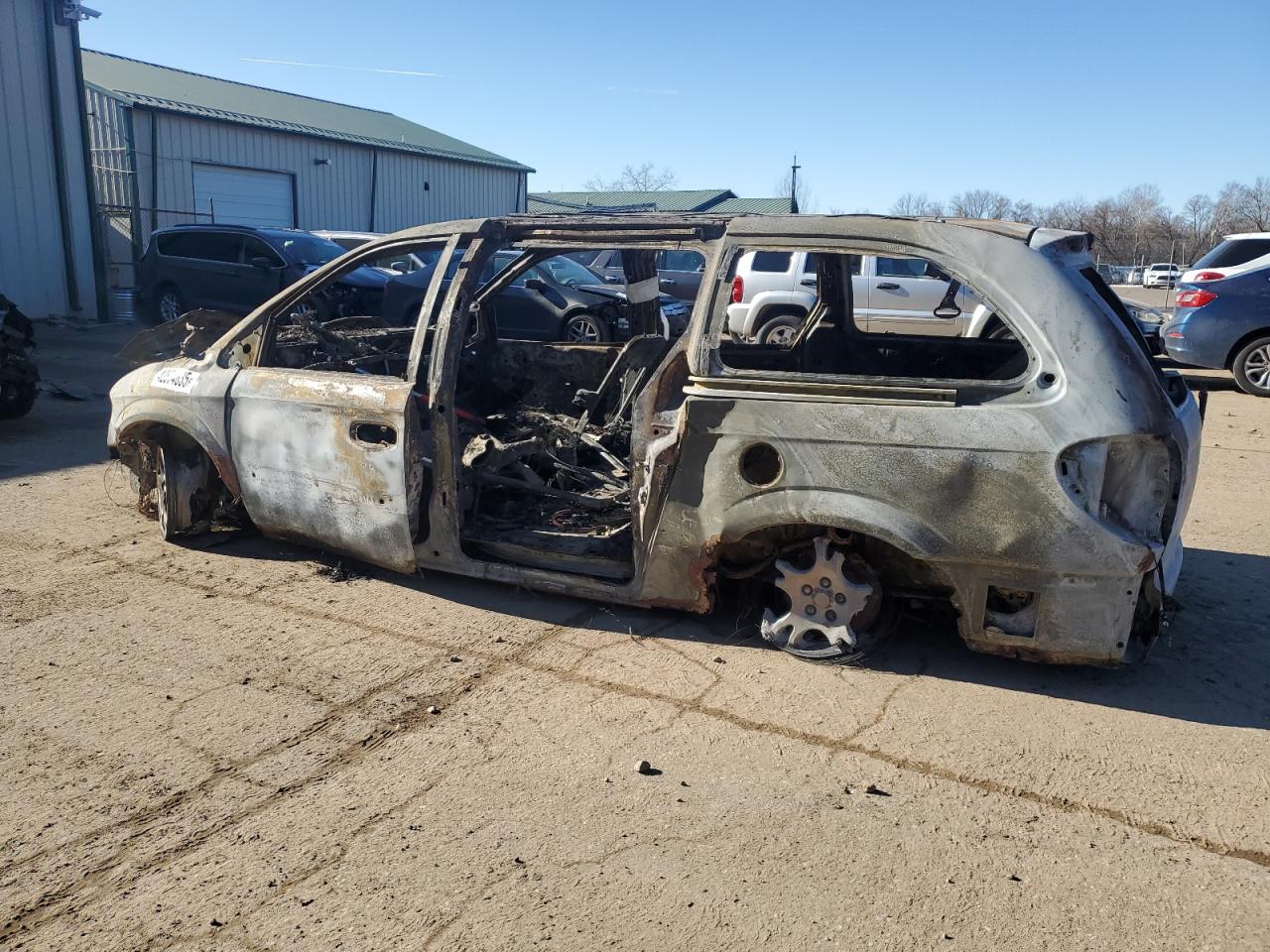 2002 Dodge Caravan VIN 2B4GP44R92R769077 Copart auction photo, burn damage thumbnail 2