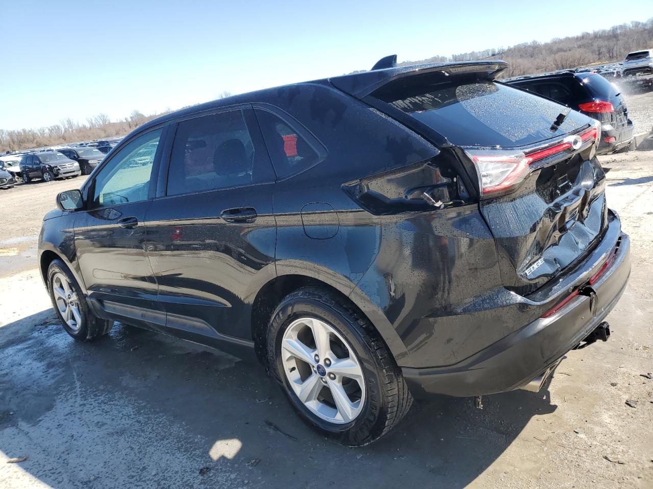 2015 Ford Edge VIN 2FMTK3G85FBC33573 Copart auction photo, rear end damage thumbnail 2