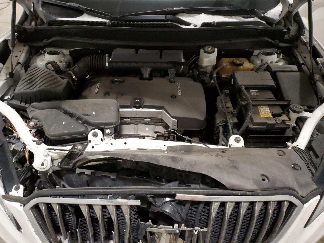 2017 Buick Envision VIN LRBFXDSA2HD198022 Copart auction photo, front end / side damage thumbnail 12