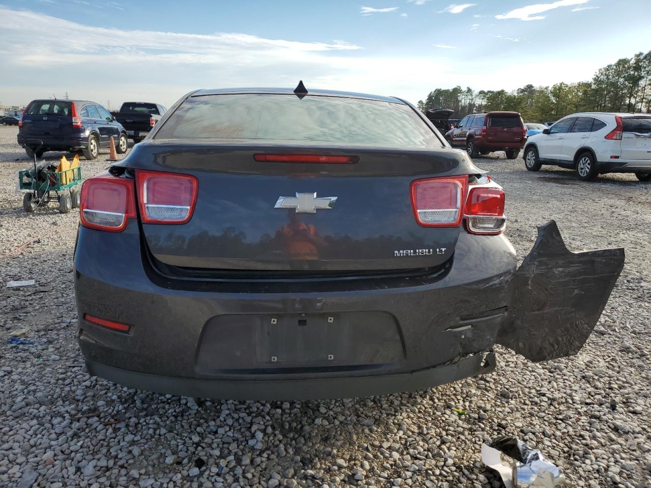 2013 Chevrolet Malibu VIN 1G11C5SA9DF236642 Copart auction photo, side / rear end damage thumbnail 6