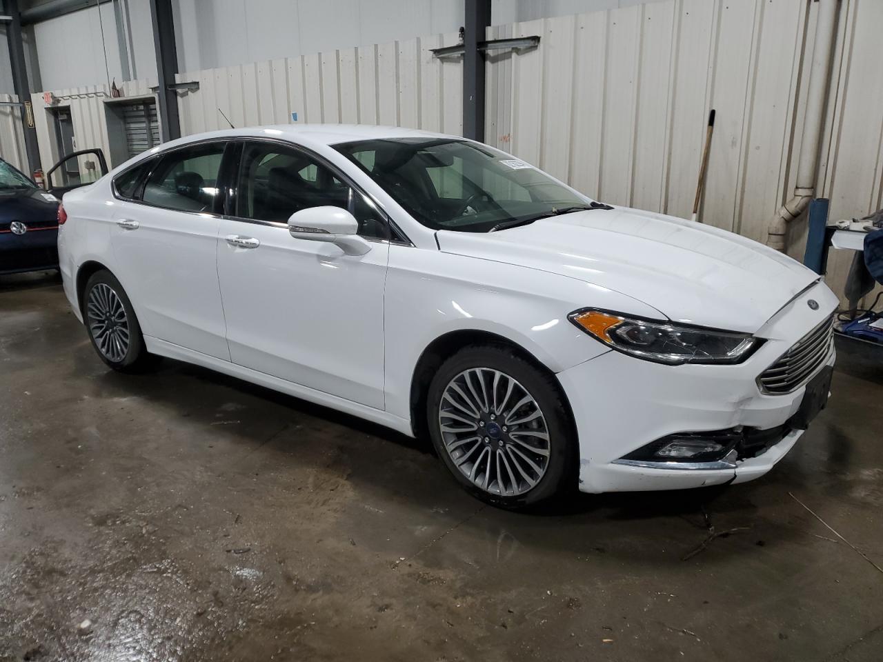 2017 Ford Fusion VIN 3FA6P0K99HR318377 Copart auction photo, front end damage thumbnail 4