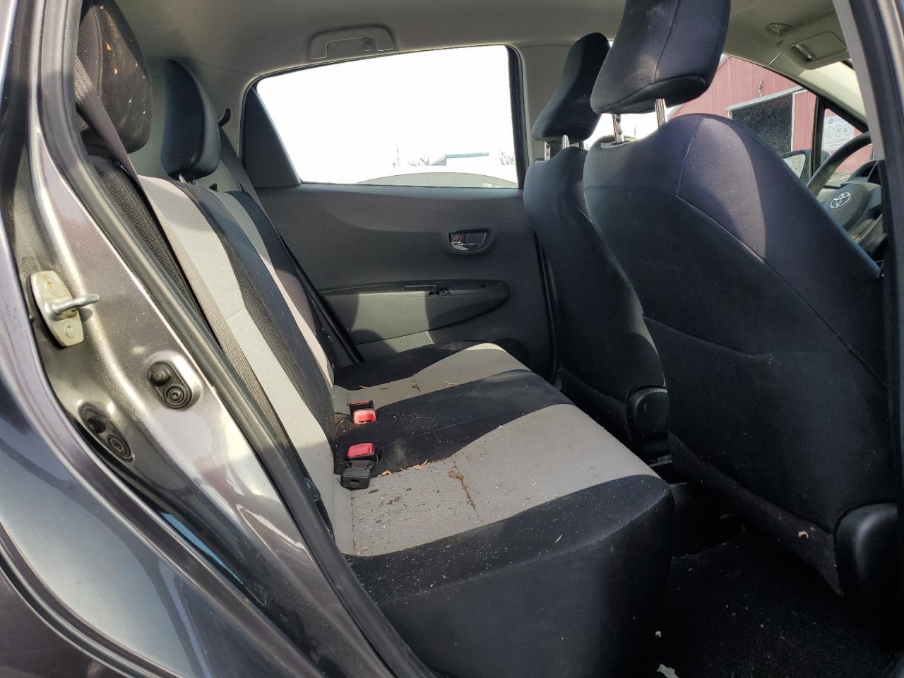 2012 Toyota Yaris VIN JTDKTUD31CD516442 Copart auction photo, front end / rear end damage thumbnail 10