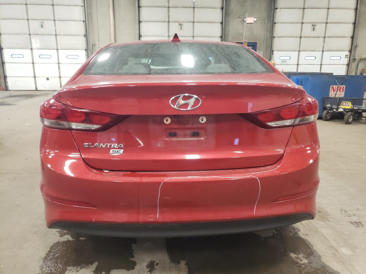 2018 Hyundai Elantra VIN 5NPD74LF1JH365019 Copart auction photo, vandalism / all over damage thumbnail 6