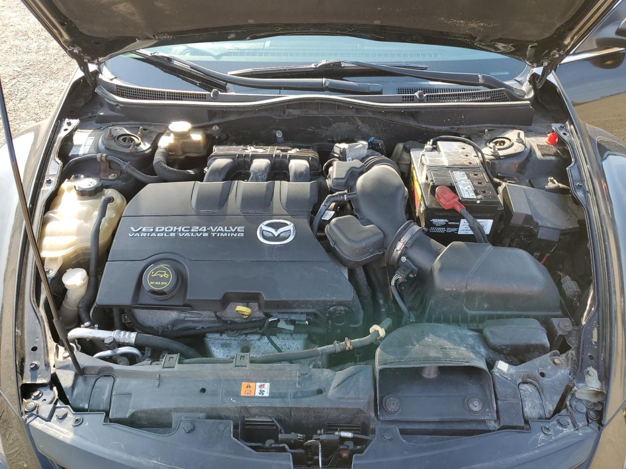 2010 Mazda 6 VIN 1YVHZ8CB8A5M35707 Copart auction photo, side / front end damage thumbnail 11