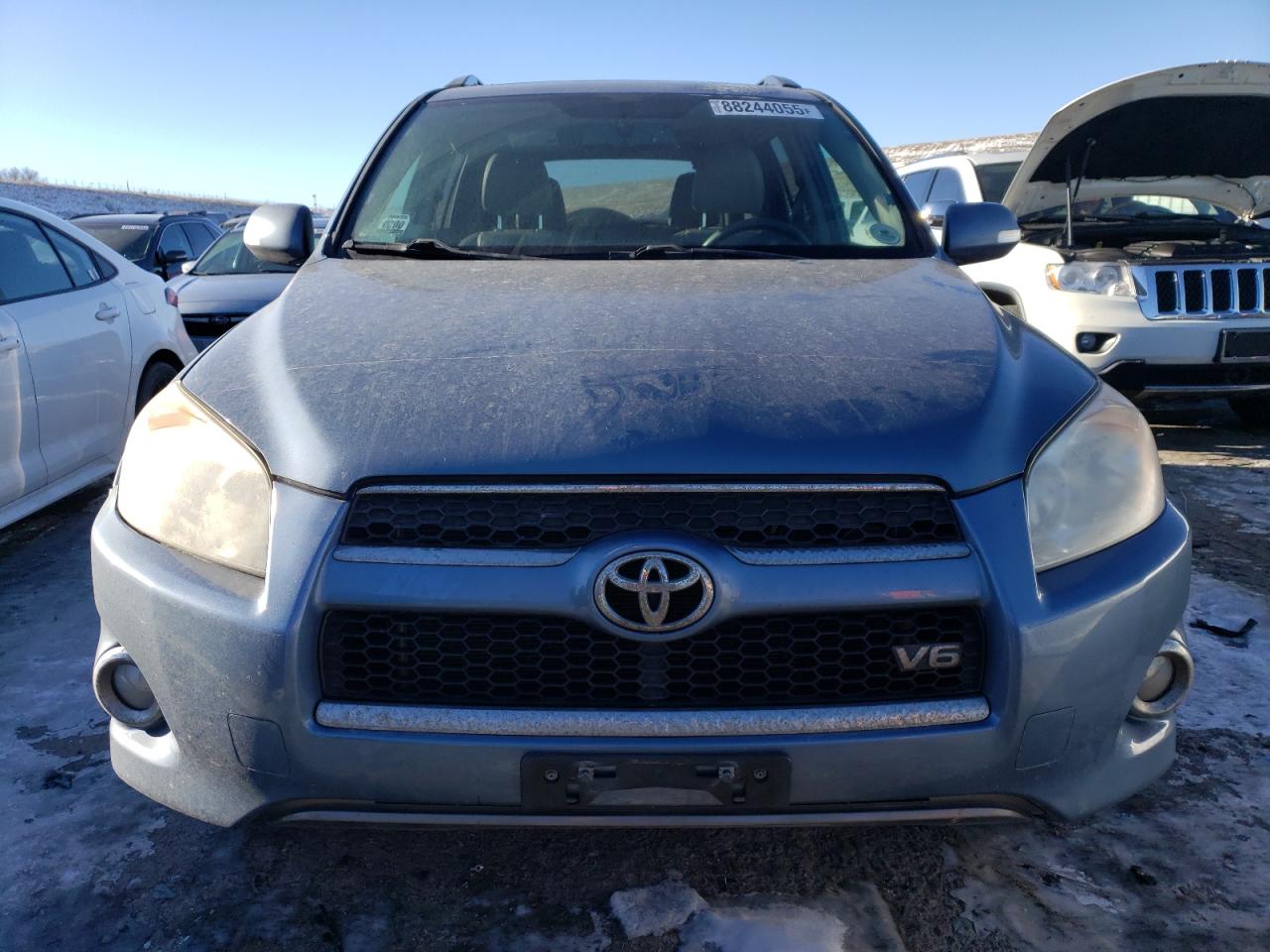 2012 Toyota RAV 4 VIN 2T3DK4DV3CW087711 Copart auction photo, front end / hail damage thumbnail 5