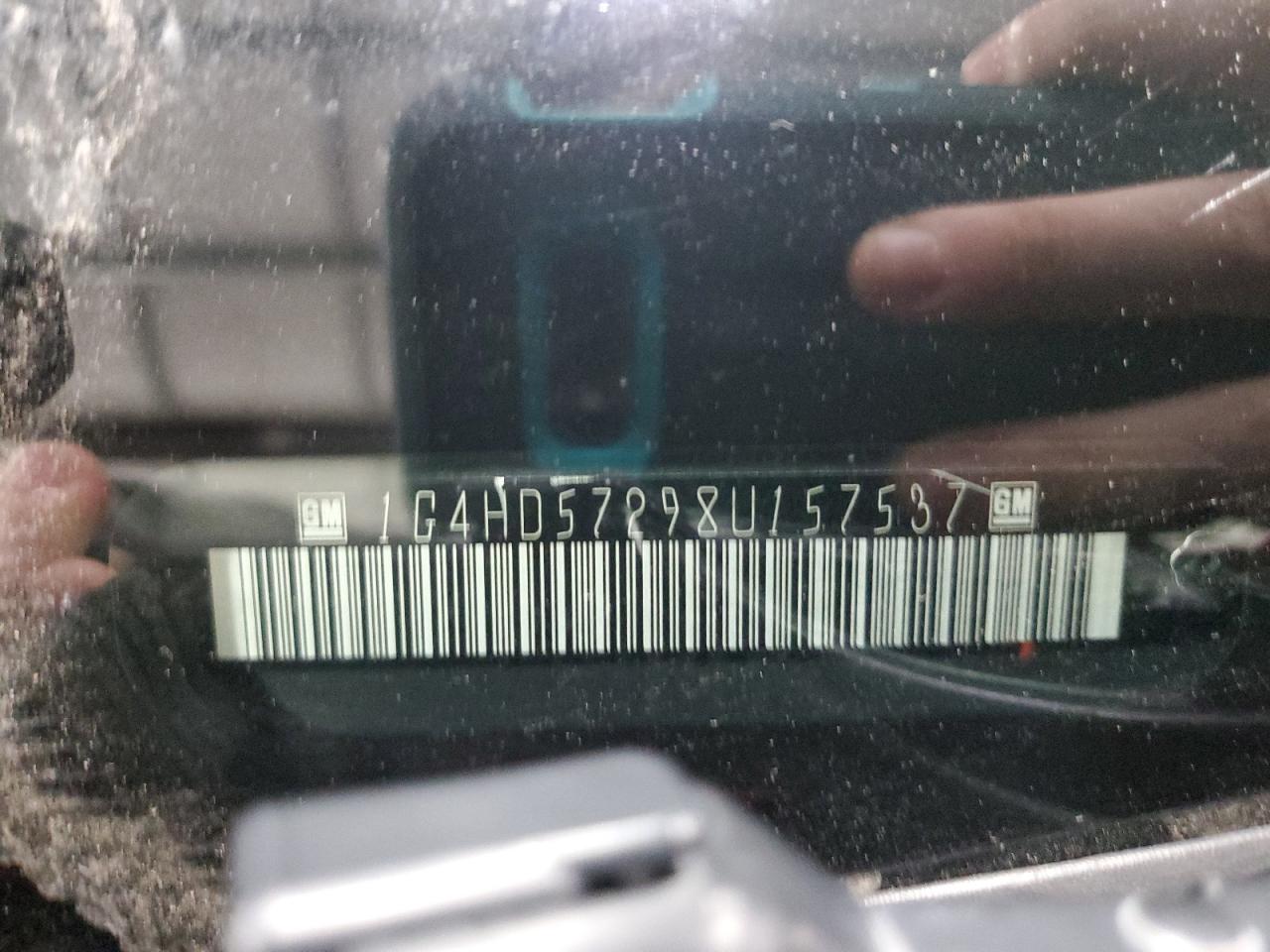 2008 Buick Lucerne VIN 1G4HD57298U157537 Copart auction photo, all over damage thumbnail 12