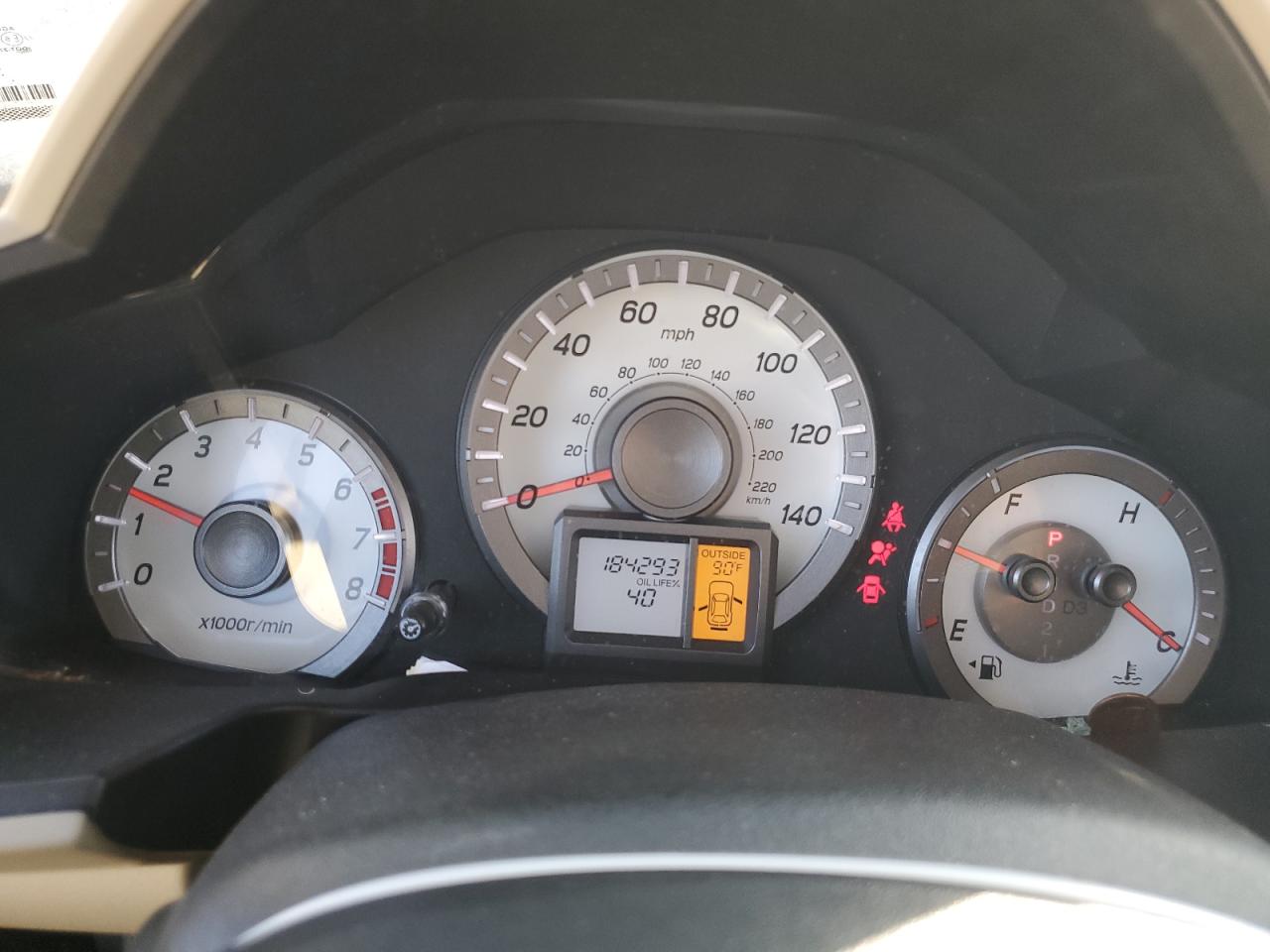 2012 Honda Pilot VIN 5FNYF3H43CB004849 Copart auction photo, all over damage thumbnail 9
