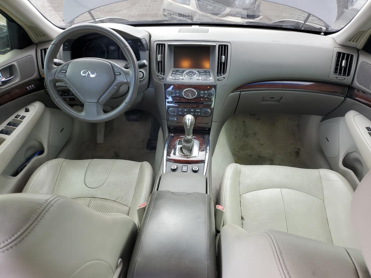 2012 Infiniti G VIN JN1CV6AR0CM970882 Copart auction photo, front end / rear end damage thumbnail 8