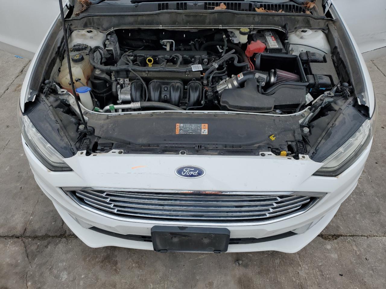2018 Ford Fusion VIN 3FA6P0H75JR127311 Copart auction photo, side / front end damage thumbnail 12