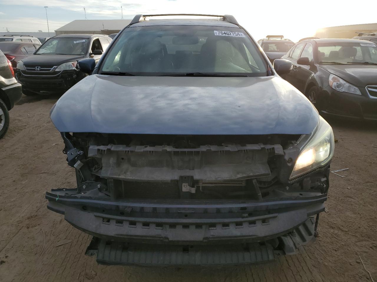 2017 Subaru Outback VIN 4S4BSEKC7H3224315 Copart auction photo, front end damage thumbnail 5