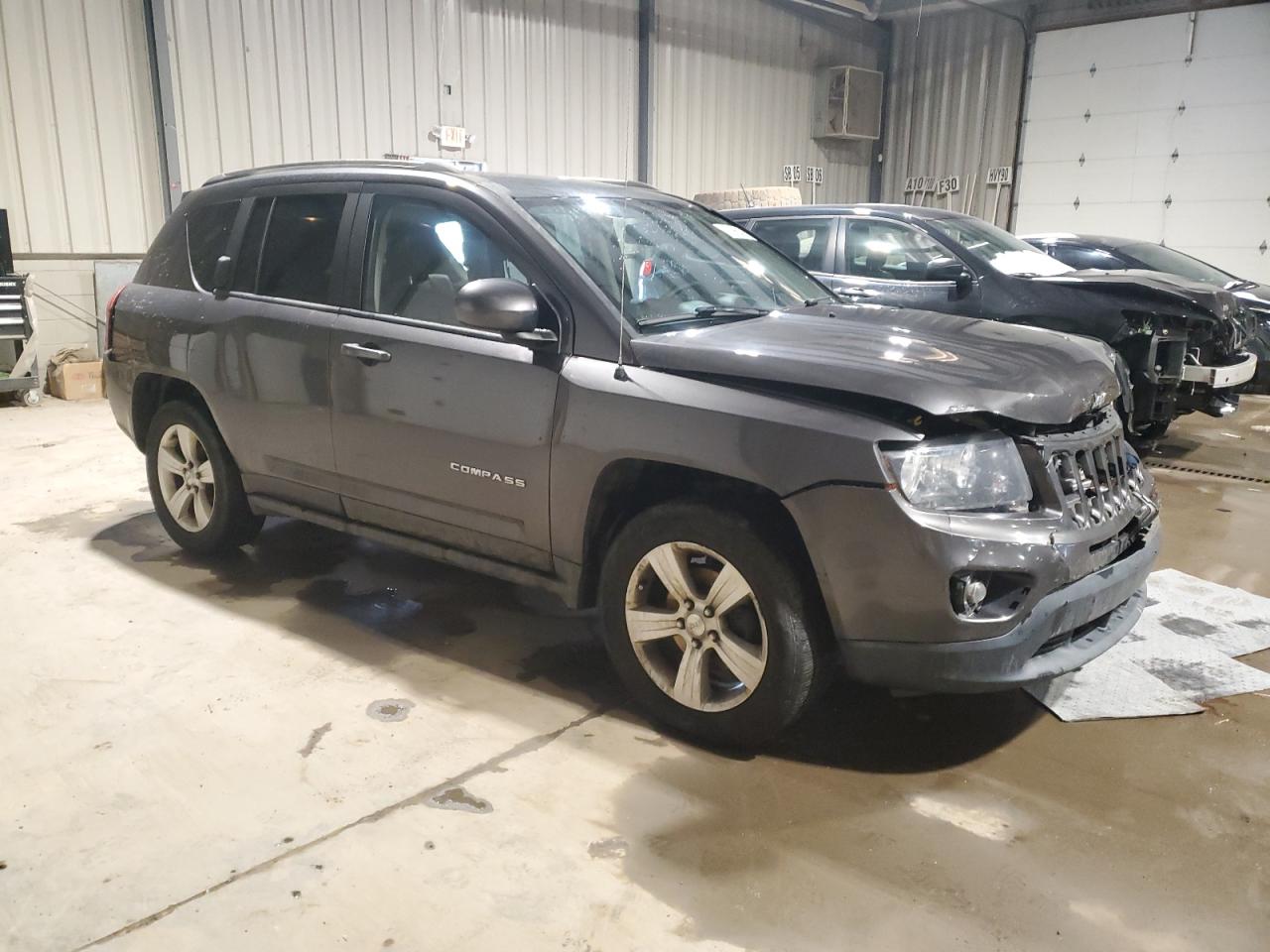 2014 Jeep Compass VIN 1C4NJDEB0ED830305 Copart auction photo, front end / rear end damage thumbnail 4