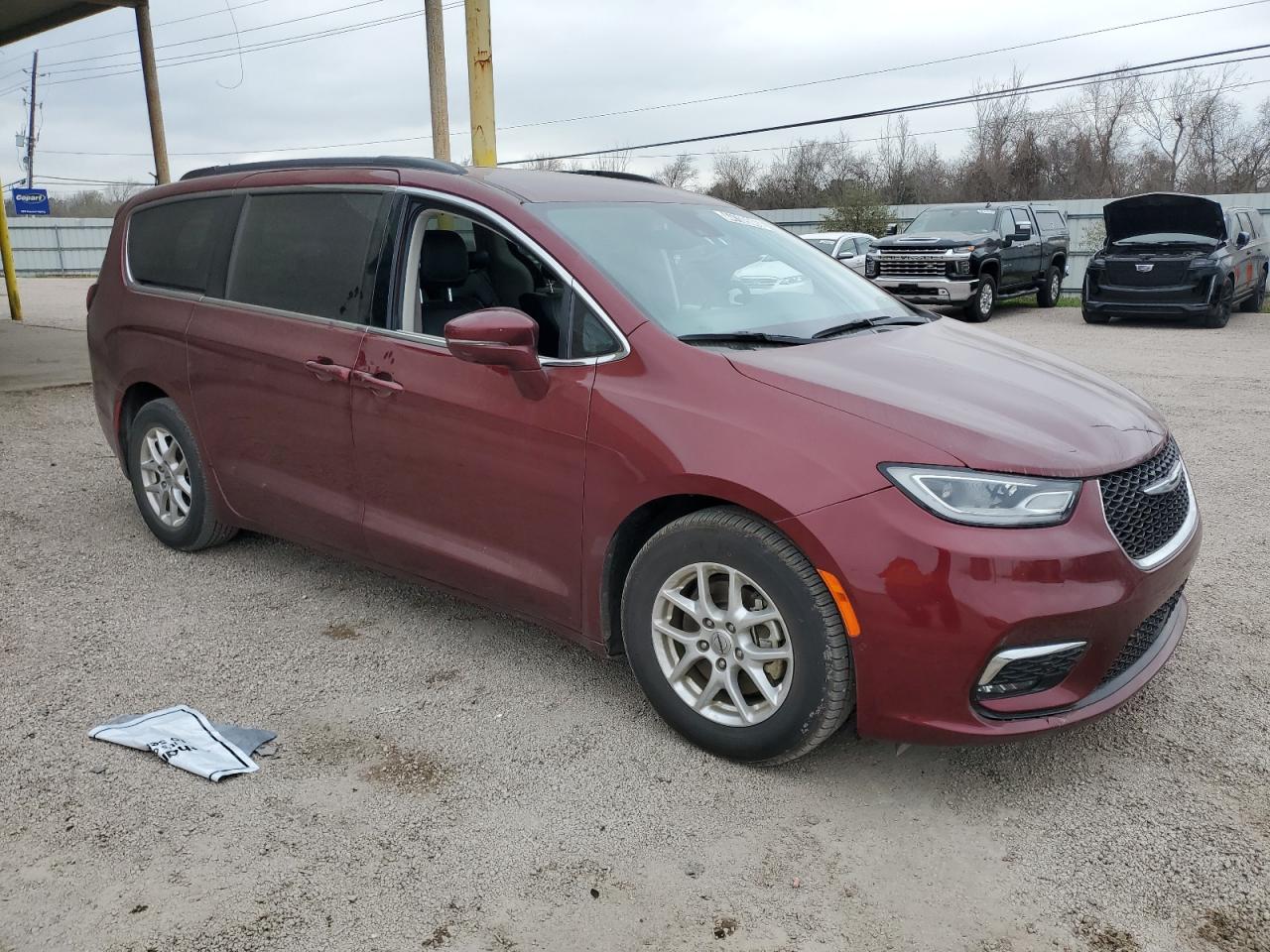 2022 Chrysler Pacifica VIN 2C4RC1BGXNR123896 Copart auction photo, mechanical damage thumbnail 4