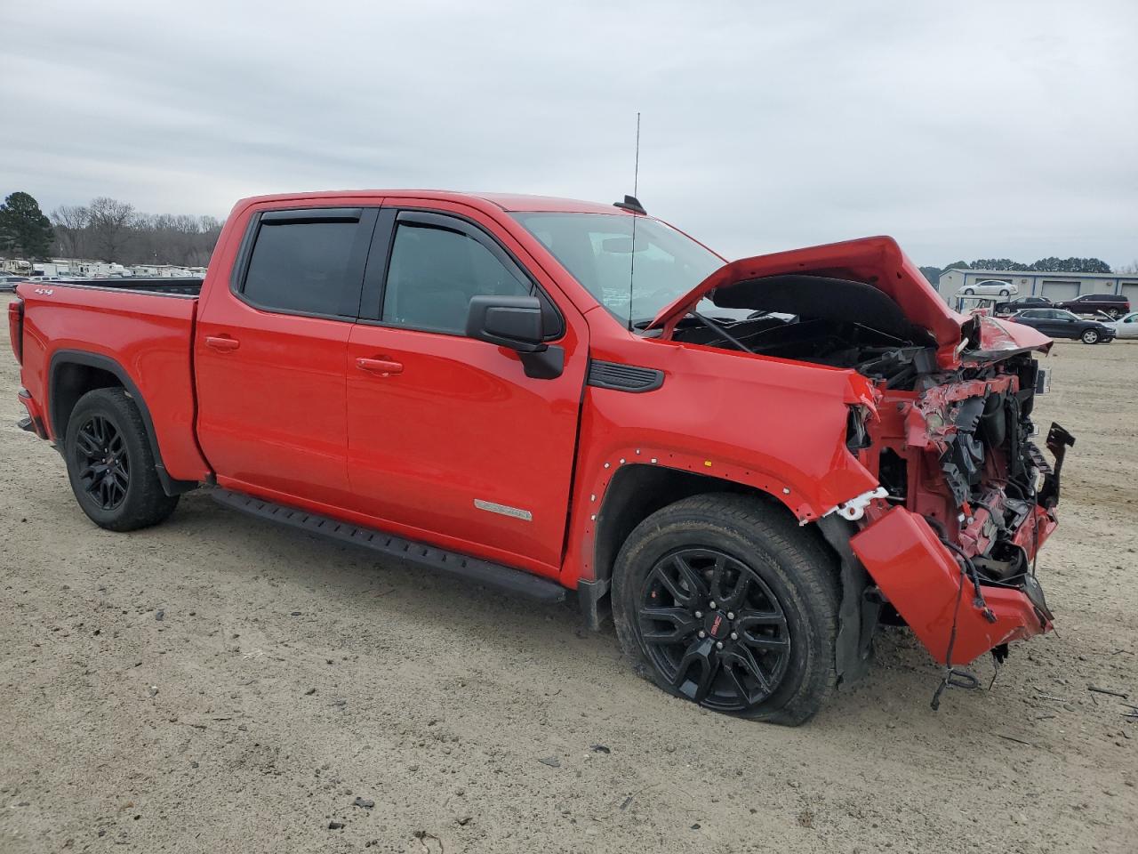 2022 GMC Sierra VIN 3GTP9CEK0NG136860 Copart auction photo, front end / minor dent/scratches damage thumbnail 4