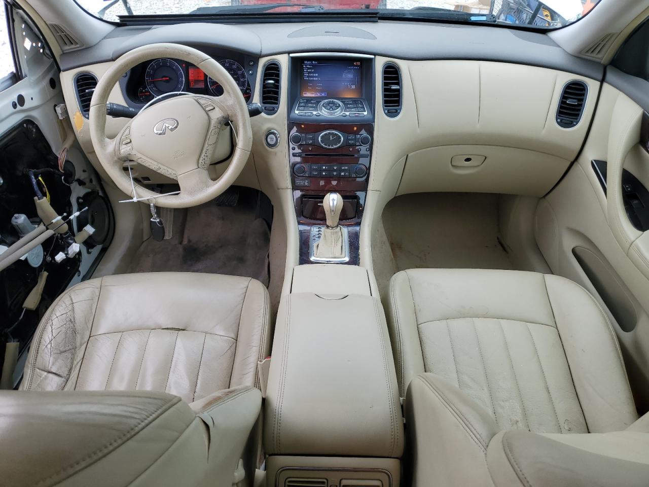 2010 Infiniti EX VIN JN1AJ0HP8AM701028 Copart auction photo, front end damage thumbnail 8