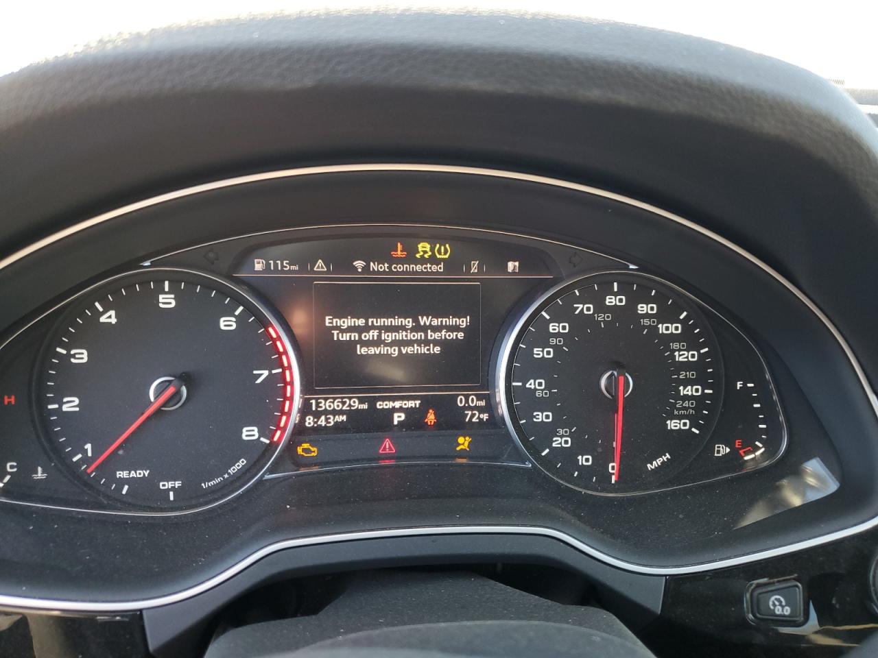 2018 Audi Q7 VIN WA1LAAF77JD000179 Copart auction photo, front end damage thumbnail 9