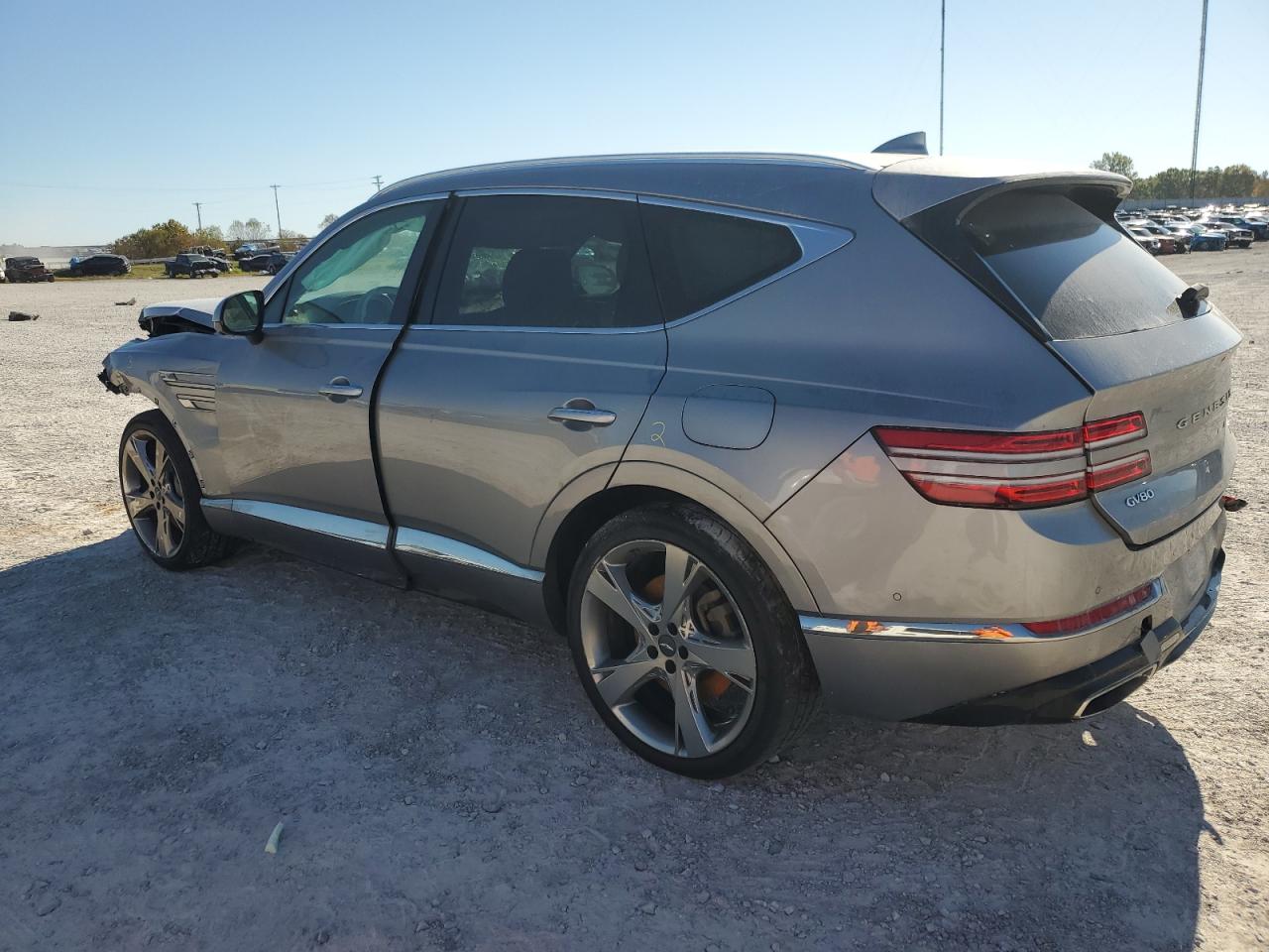 2021 Genesis Gv80 VIN KMUHCESCXMU059275 Copart auction photo, front end damage thumbnail 2