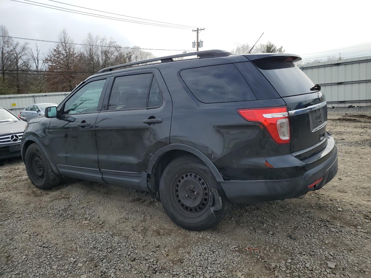 2014 Ford Explorer VIN 1FM5K7B86EGA98893 Copart auction photo, rear end / undercarriage damage thumbnail 2