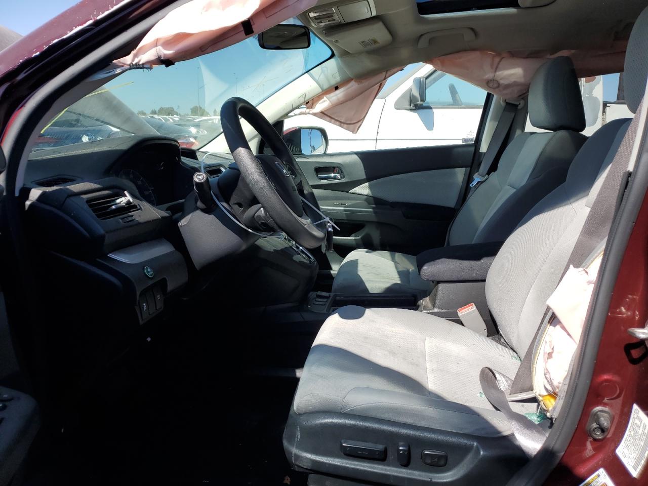 2016 Honda CR-V VIN 2HKRM3H55GH545640 Copart auction photo, all over damage thumbnail 7