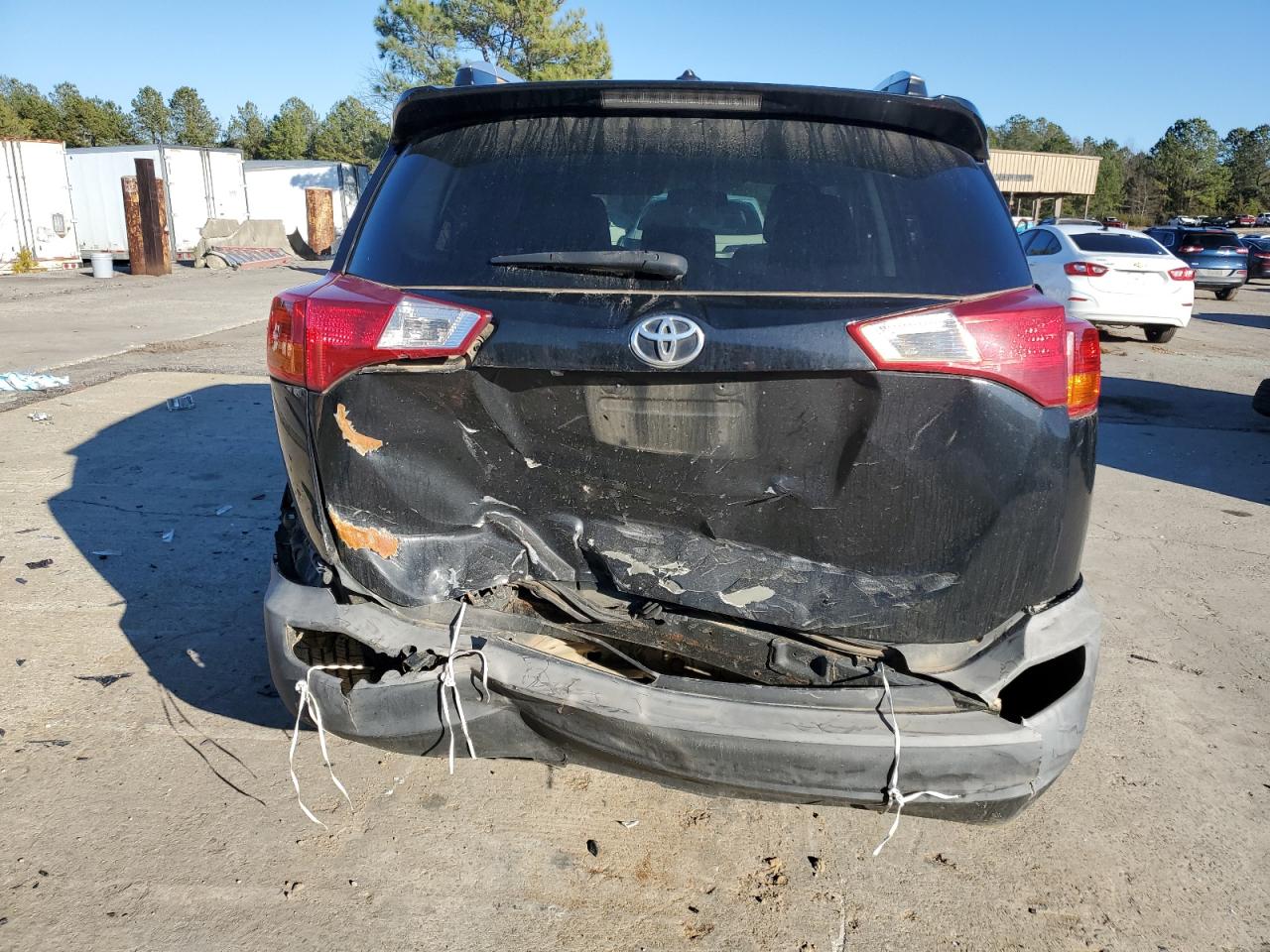 2013 Toyota RAV 4 VIN 2T3RFREV2DW045019 Copart auction photo, rear end damage thumbnail 6