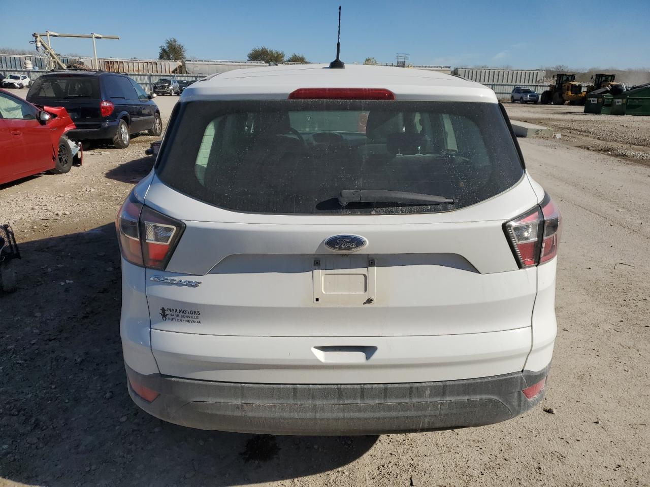 2017 Ford Escape VIN 1FMCU0F74HUA38806 Copart auction photo, front end / side damage thumbnail 6