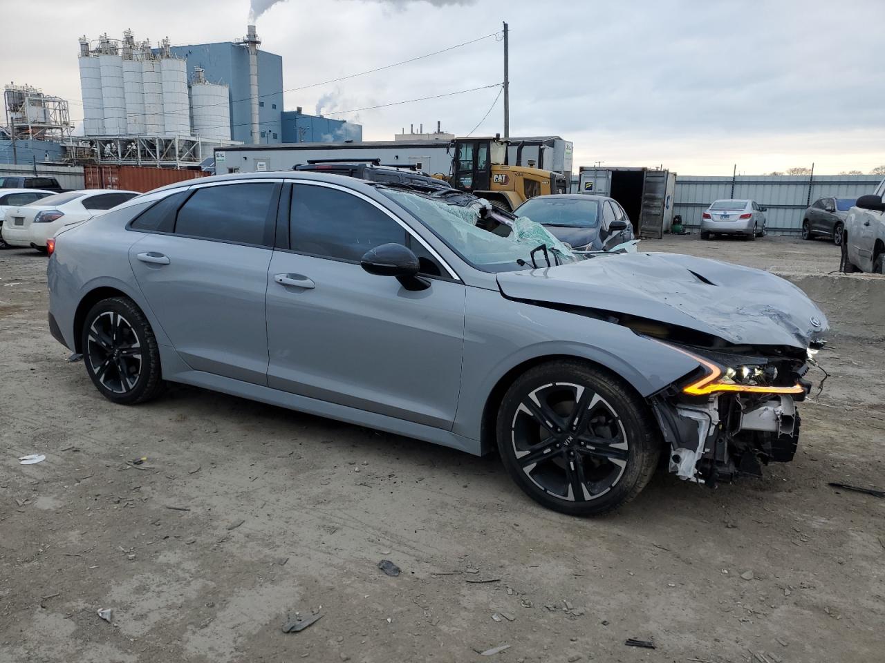 2021 KIA K5 VIN 5XXG64J29MG067849 Copart auction photo, all over damage thumbnail 4