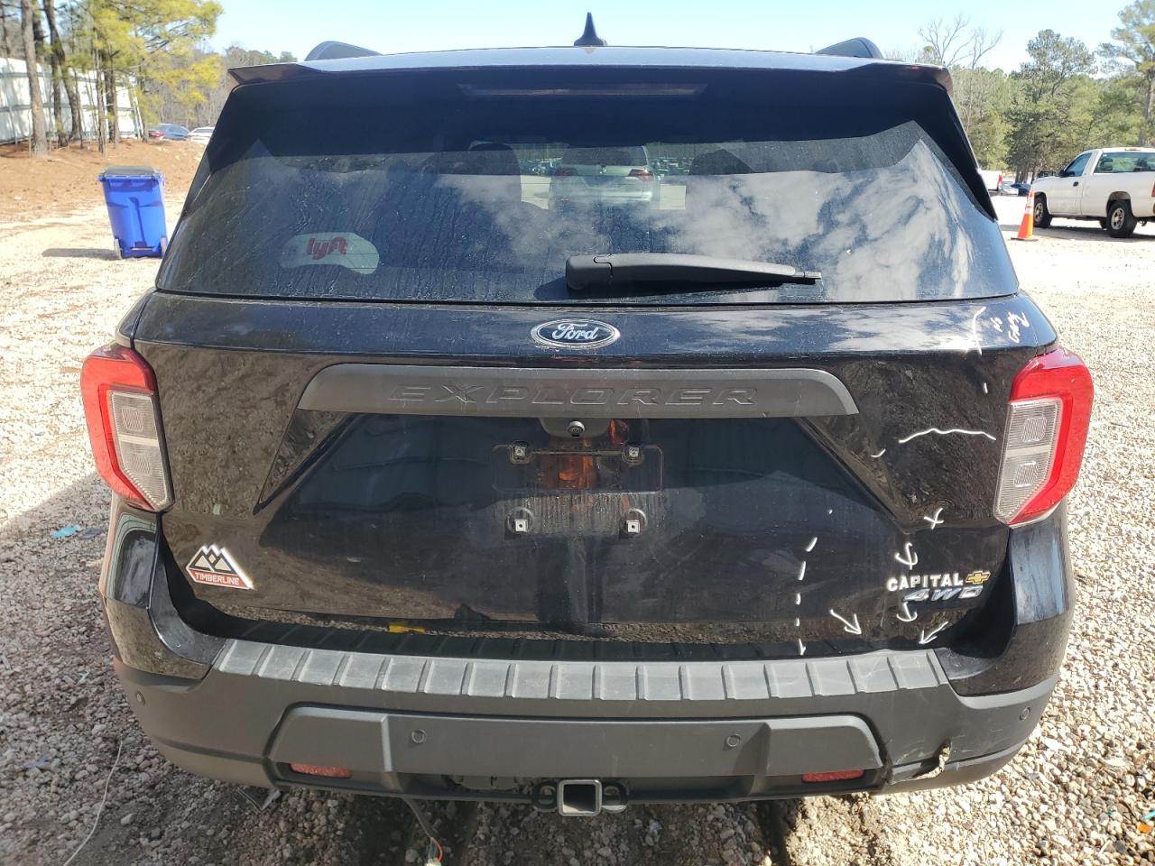 2023 Ford Explorer VIN 1FMSK8JH8PGA13730 Copart auction photo, rear end damage thumbnail 6