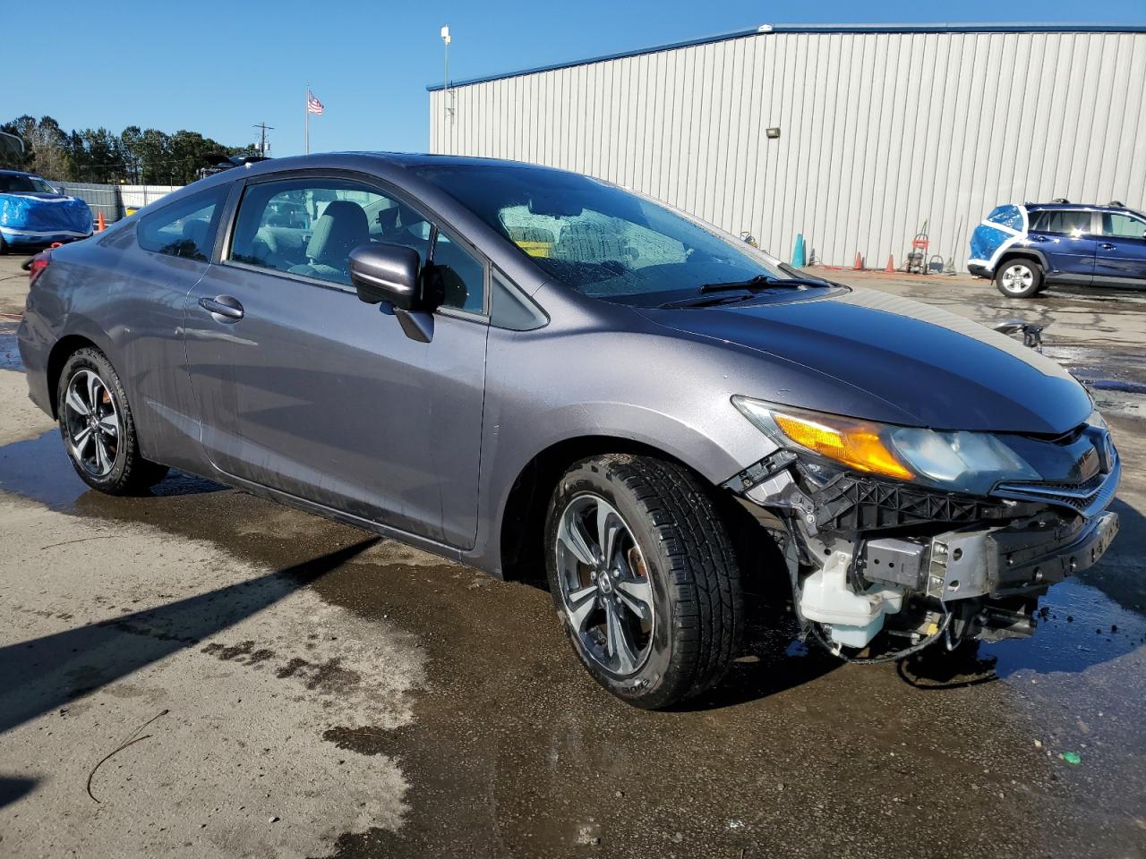 2015 Honda Civic VIN 2HGFG3B83FH501531 Copart auction photo, undercarriage / all over damage thumbnail 4