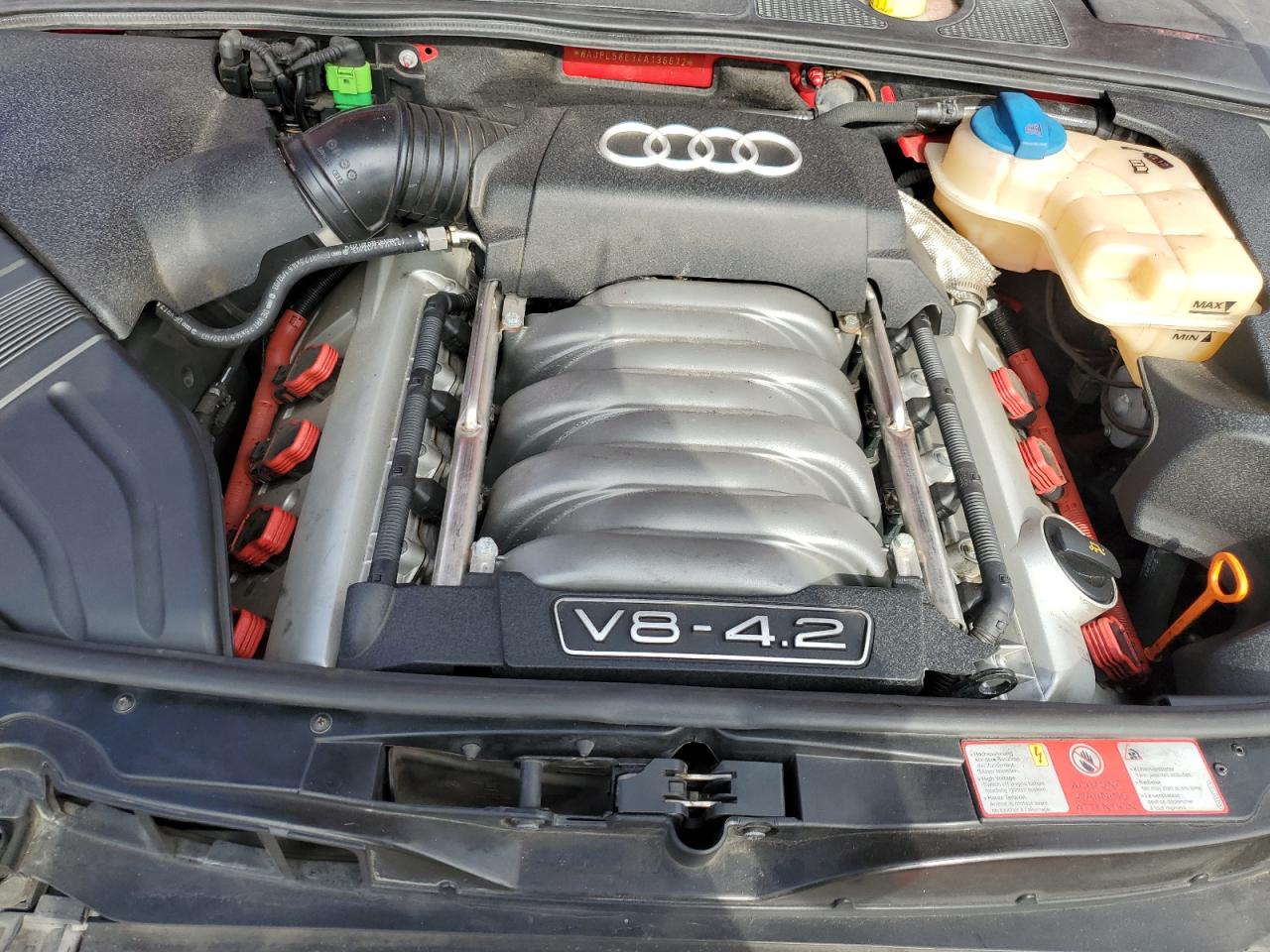 2004 Audi RS4 VIN WAUPL58E34A136672 Copart auction photo, front end damage thumbnail 12