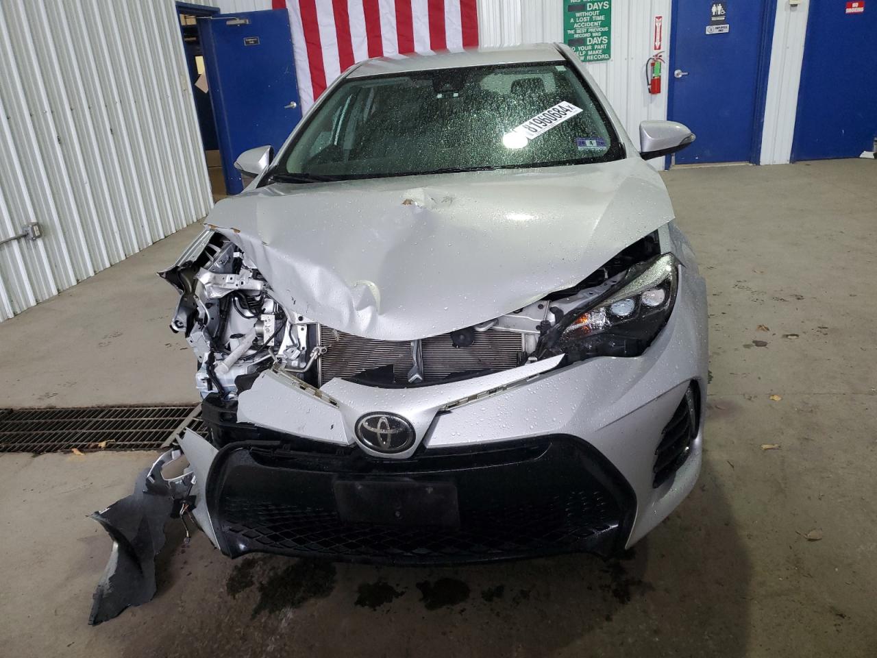 2019 Toyota Corolla VIN 2T1BURHE1KC209371 Copart auction photo, front end damage thumbnail 5