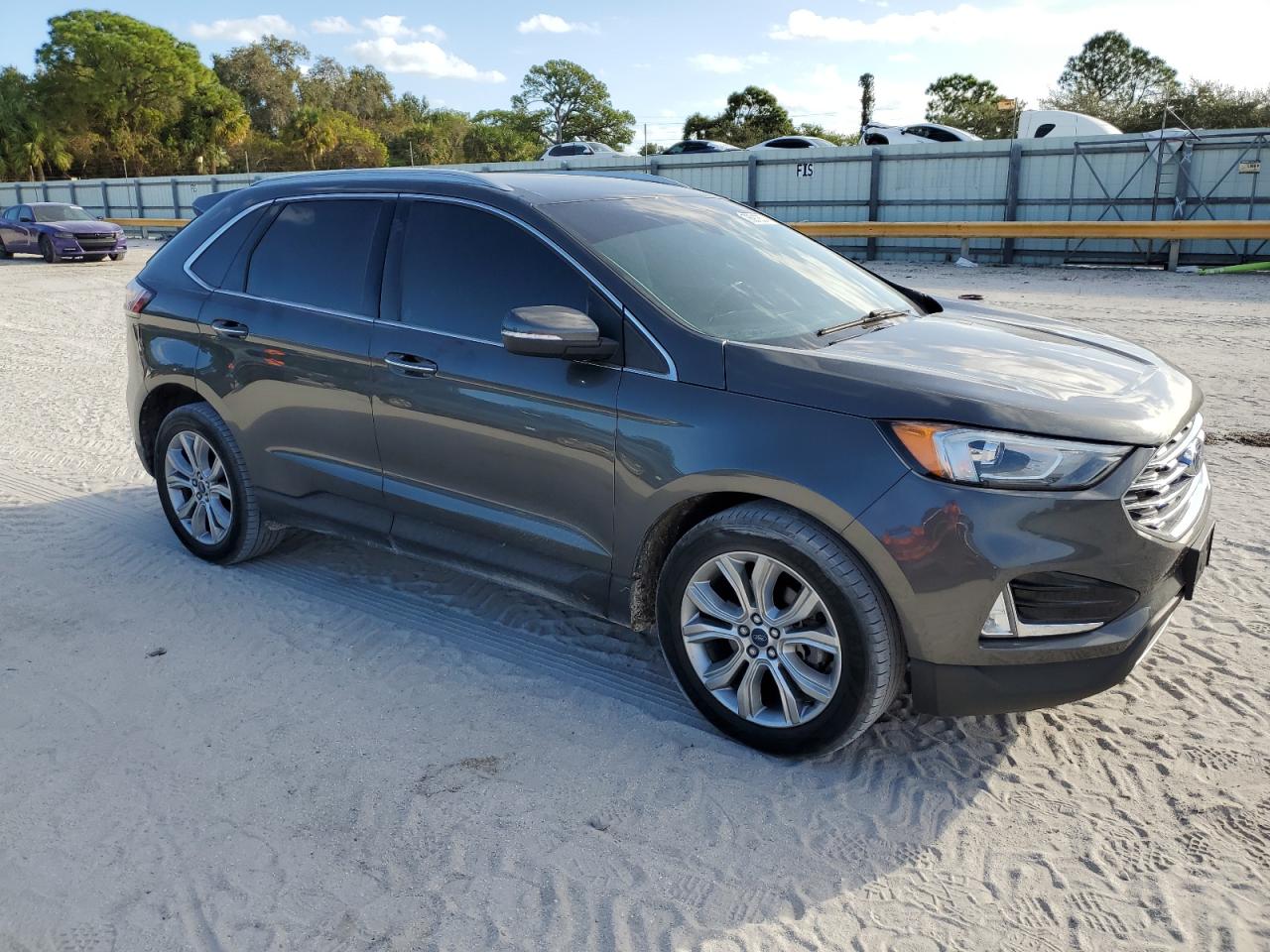 2019 Ford Edge VIN 2FMPK3K93KBB22645 Copart auction photo, side damage thumbnail 4