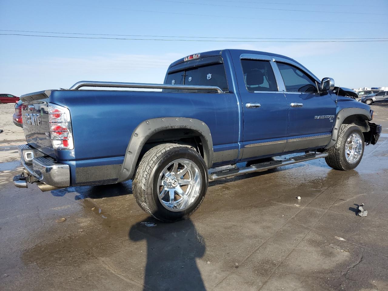 2003 Dodge RAM VIN 1D7HA18ZX3S205509 Copart auction photo, front end damage thumbnail 3