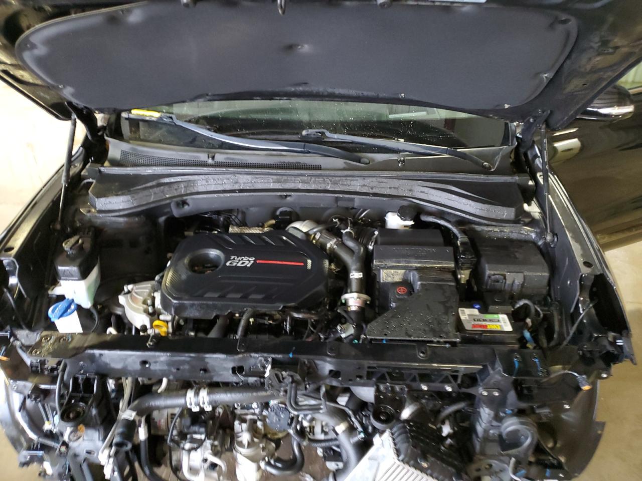 2019 Hyundai Santa Fe VIN 5NMS53AA4KH118316 Copart auction photo, front end / rear end damage thumbnail 12