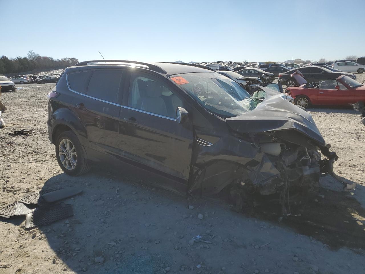 2018 Ford Escape VIN 1FMCU9GD8JUC12603 Copart auction photo, all over damage thumbnail 4
