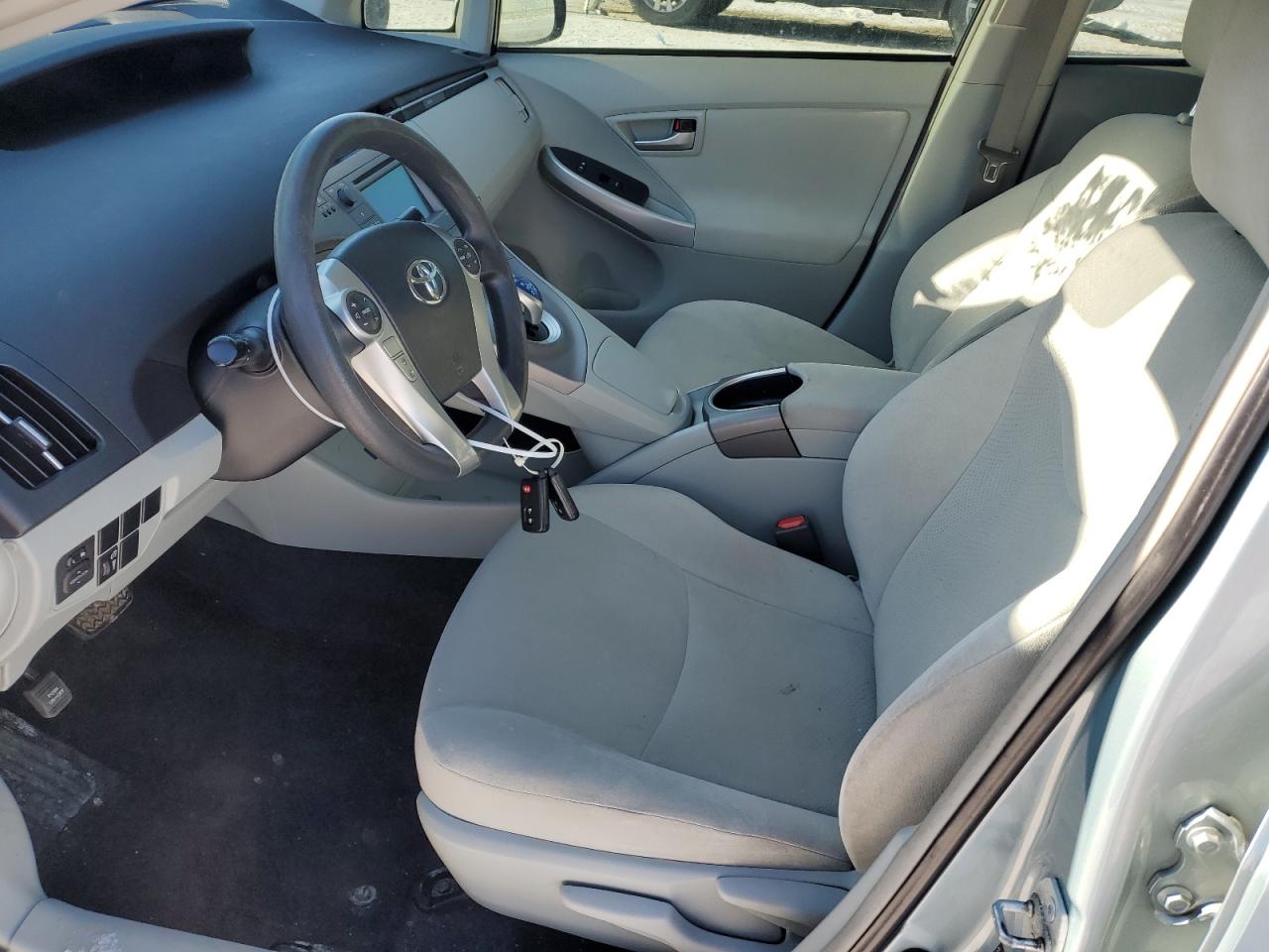 2014 Toyota Prius VIN JTDKN3DU0E1762268 Copart auction photo, front end / side damage thumbnail 7