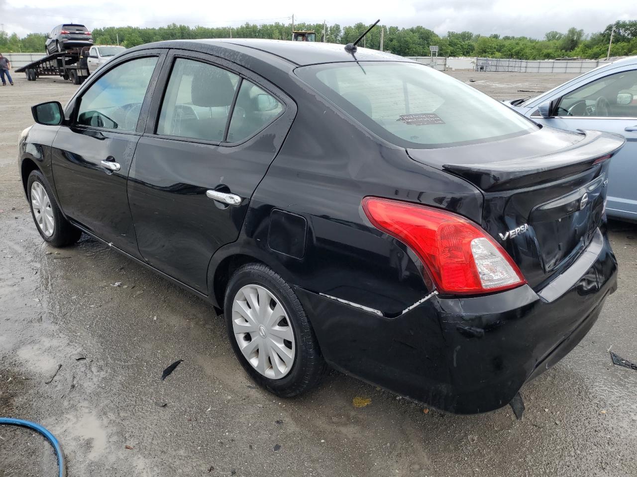 2019 Nissan Versa VIN 3N1CN7AP7KL801357 Copart auction photo, rear end damage thumbnail 2