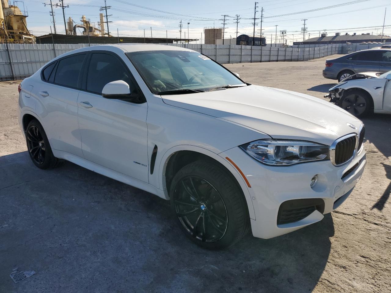 2018 BMW X6 VIN 5UXKU0C54J0G81433 Copart auction photo, rear end damage thumbnail 4