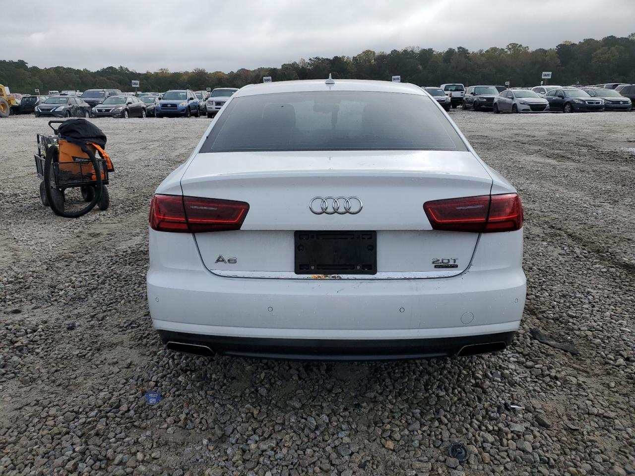 2016 Audi A6 VIN WAUGFAFCXGN186886 Copart auction photo, front end / minor dent/scratches damage thumbnail 6