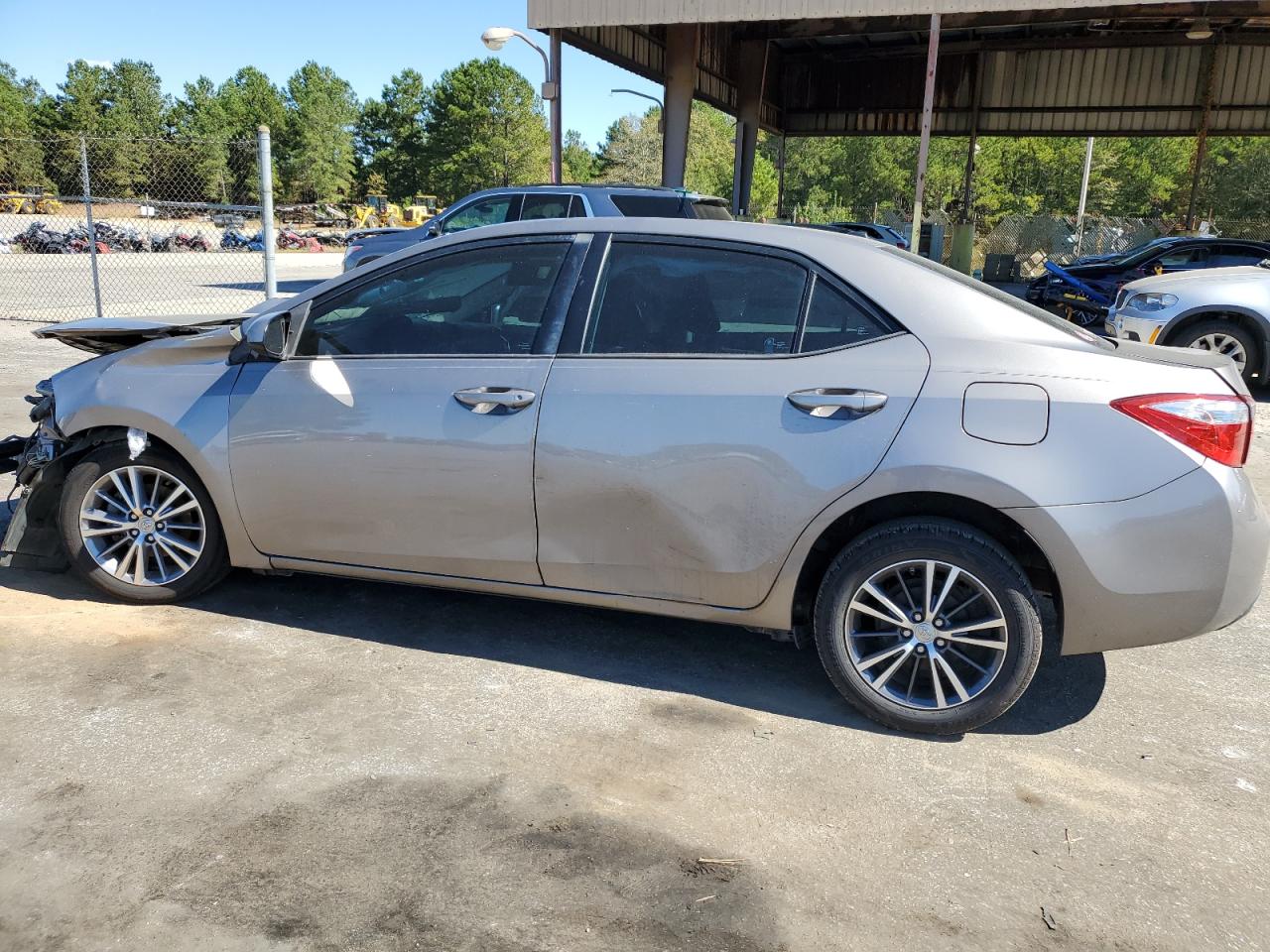 2016 Toyota Corolla VIN 5YFBURHE6GP402042 Copart auction photo, front end damage thumbnail 2