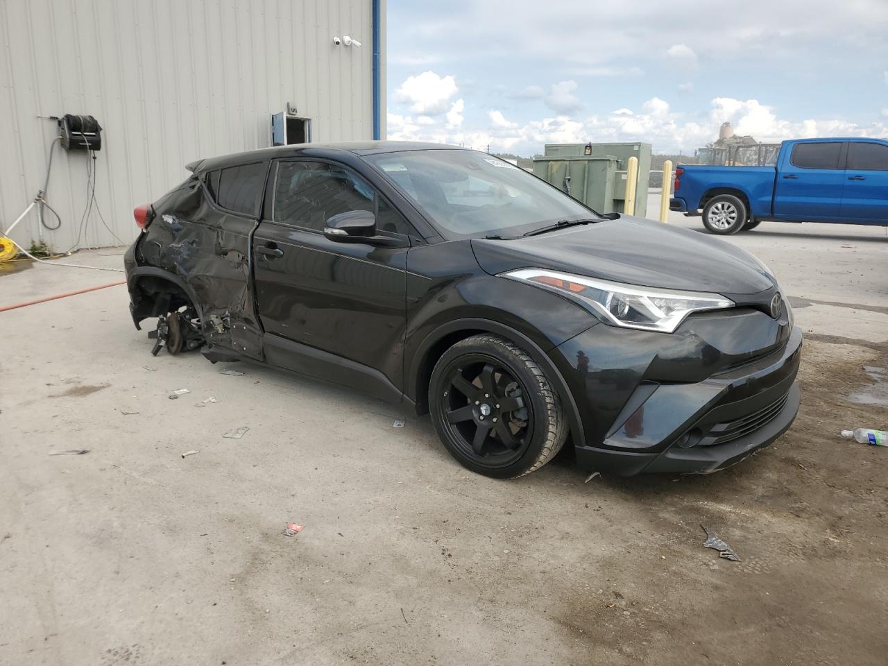 2018 Toyota C-HR VIN NMTKHMBX2JR005037 Copart auction photo, rear end / side damage thumbnail 4