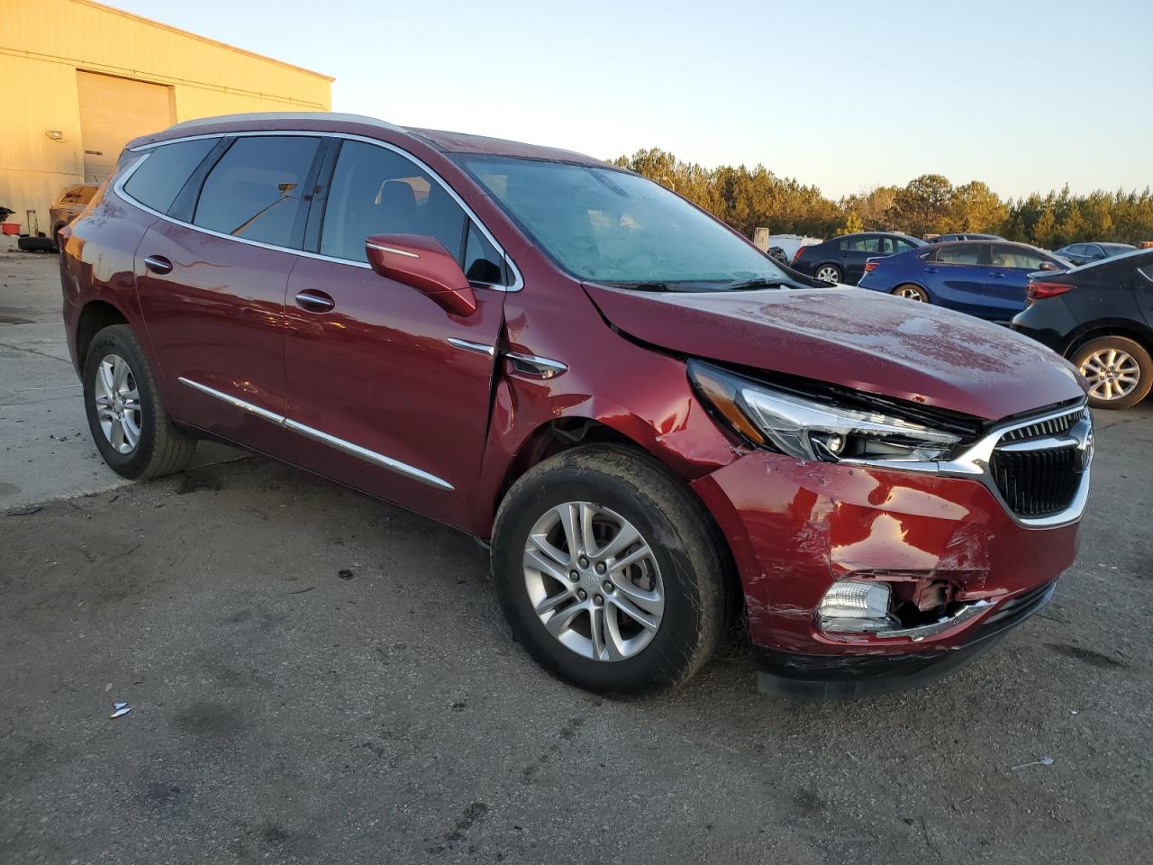 2018 Buick Enclave VIN 5GAERBKW3JJ257935 Copart auction photo, front end damage thumbnail 4