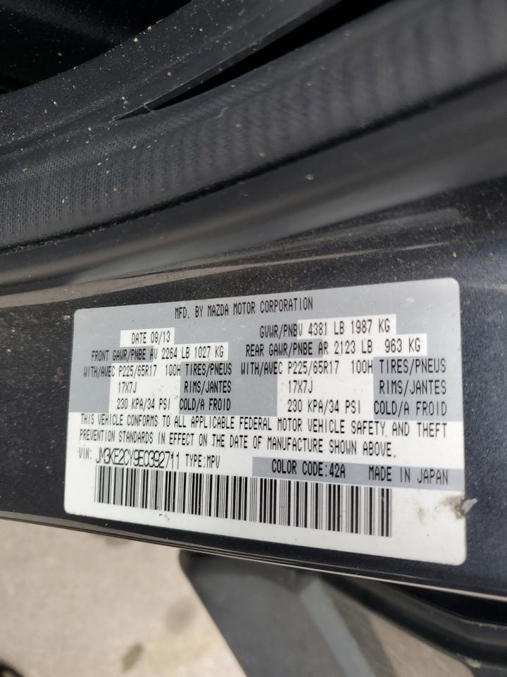 2014 Mazda CX-5 VIN JM3KE2CY9E0392711 Copart auction photo, front end damage thumbnail 14