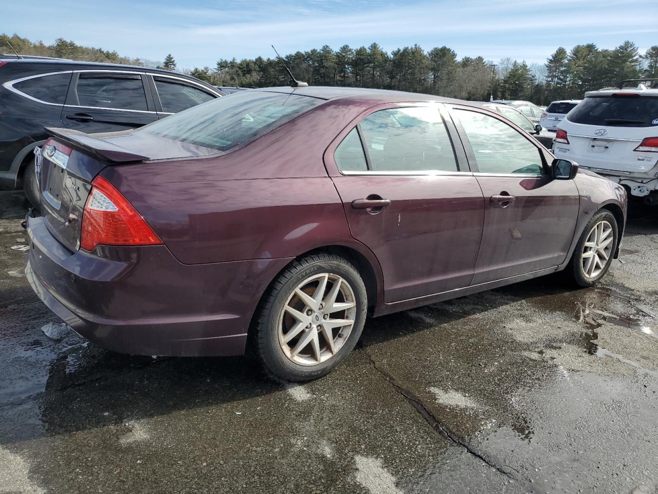 2012 Ford Fusion VIN 3FAHP0JA1CR424786 Copart auction photo, rear end / minor dent/scratches damage thumbnail 3