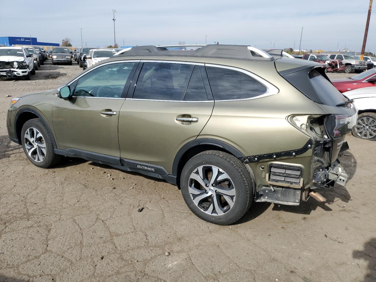 2021 Subaru Outback VIN 4S4BTAPC7M3201125 Copart auction photo, rear end damage thumbnail 2