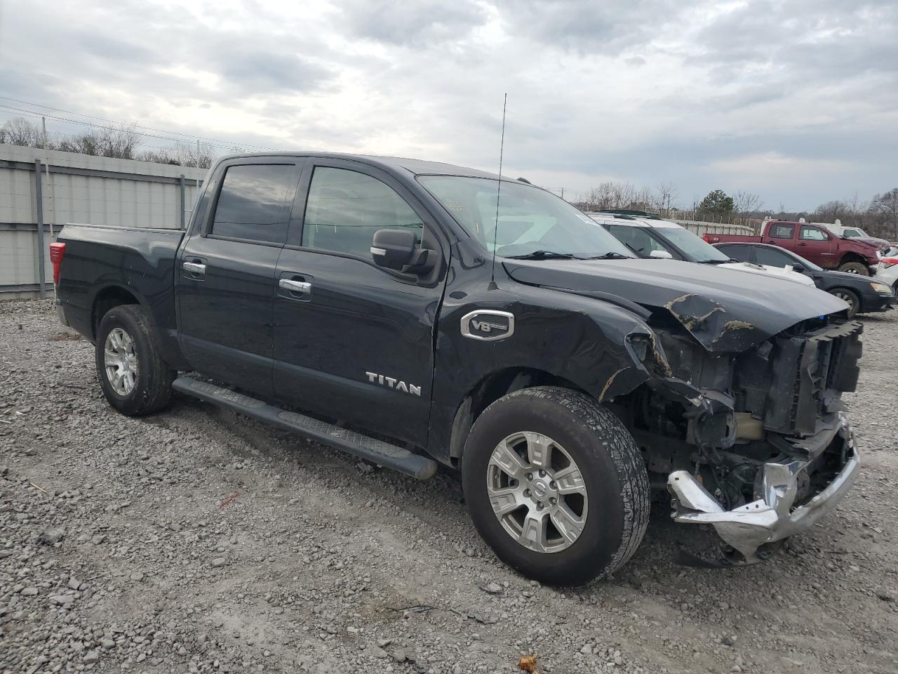 2017 Nissan Titan VIN 1N6AA1EK4HN561234 Copart auction photo, all over damage thumbnail 4