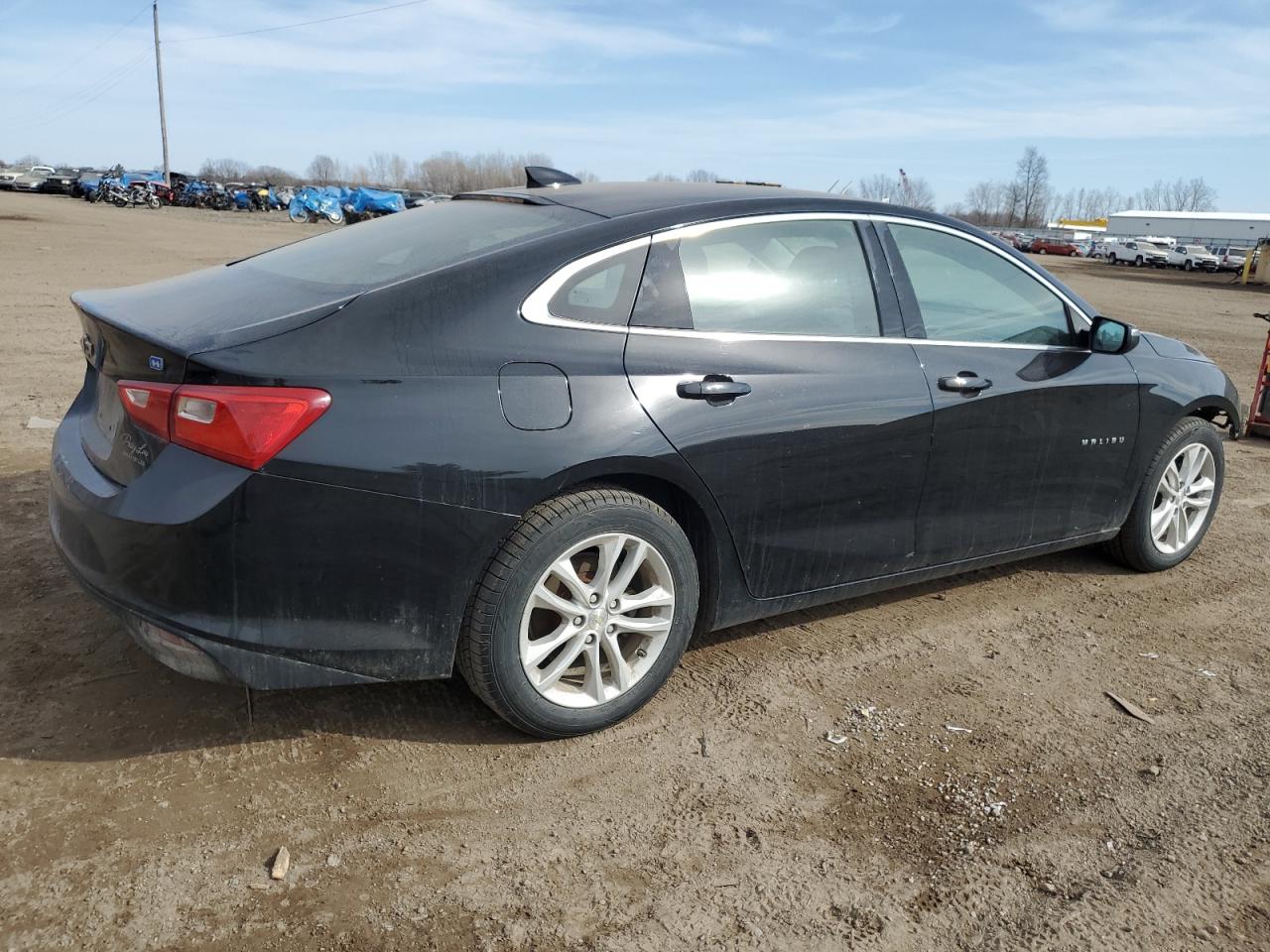 2017 Chevrolet Malibu VIN 1G1ZJ5SU6HF263760 Copart auction photo, front end / side damage thumbnail 3