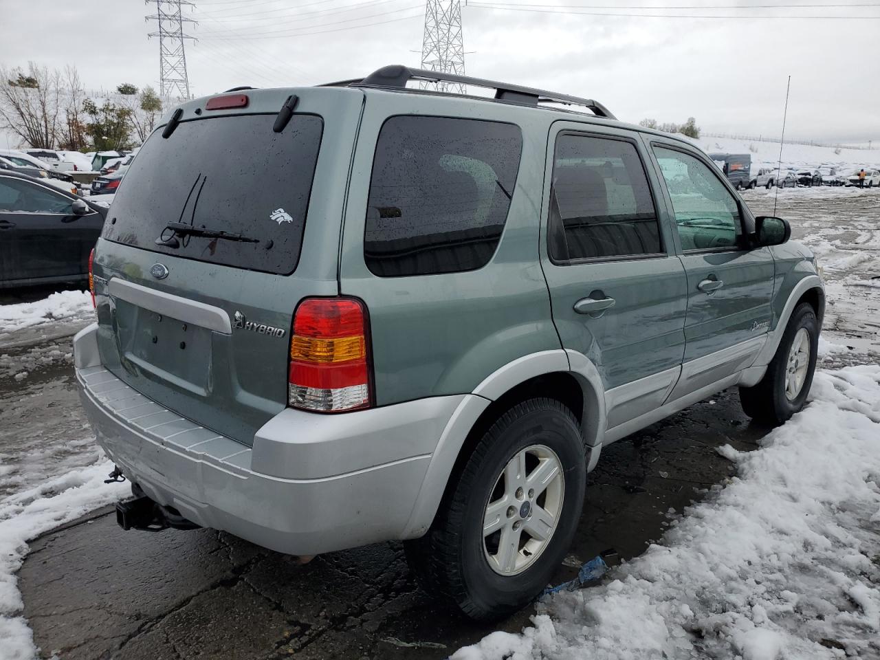 2007 Ford Escape VIN 1FMCU59H27KB61581 Copart auction photo, front end damage thumbnail 3