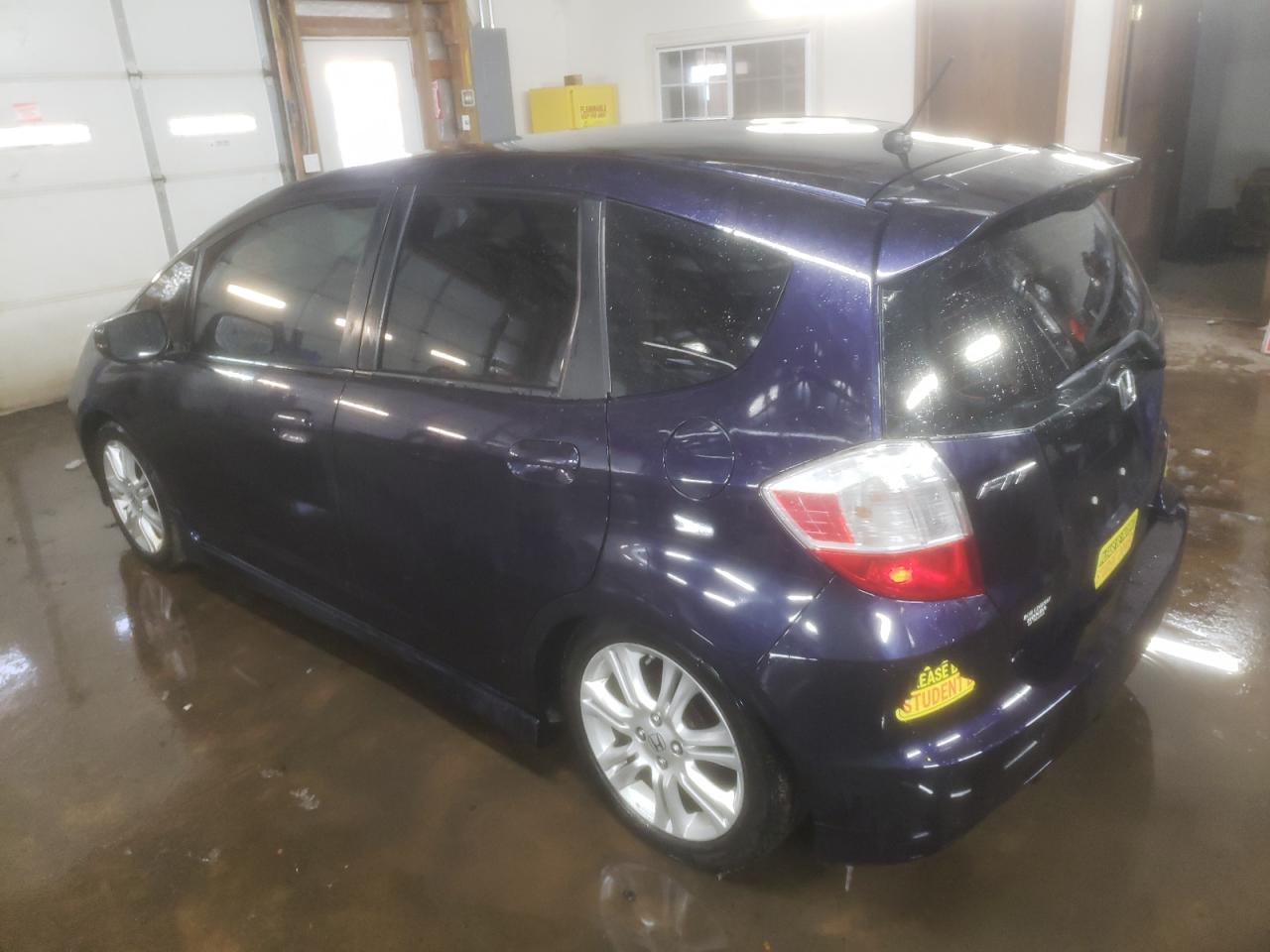 2009 Honda Fit VIN JHMGE88419S020733 Copart auction photo, side damage thumbnail 2