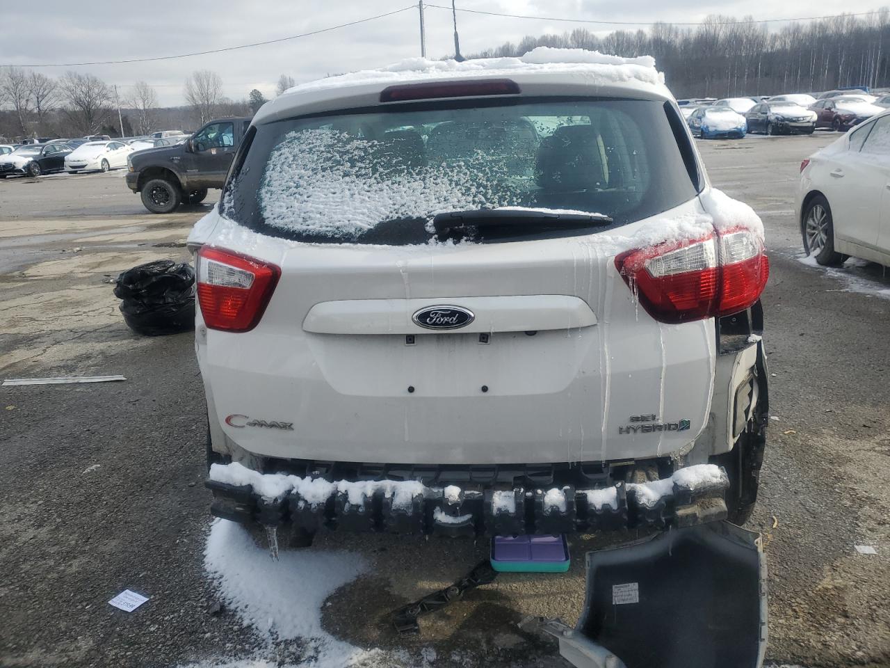 2015 Ford C-MAX VIN 1FADP5BU8FL105098 Copart auction photo, rear end / mechanical damage thumbnail 6